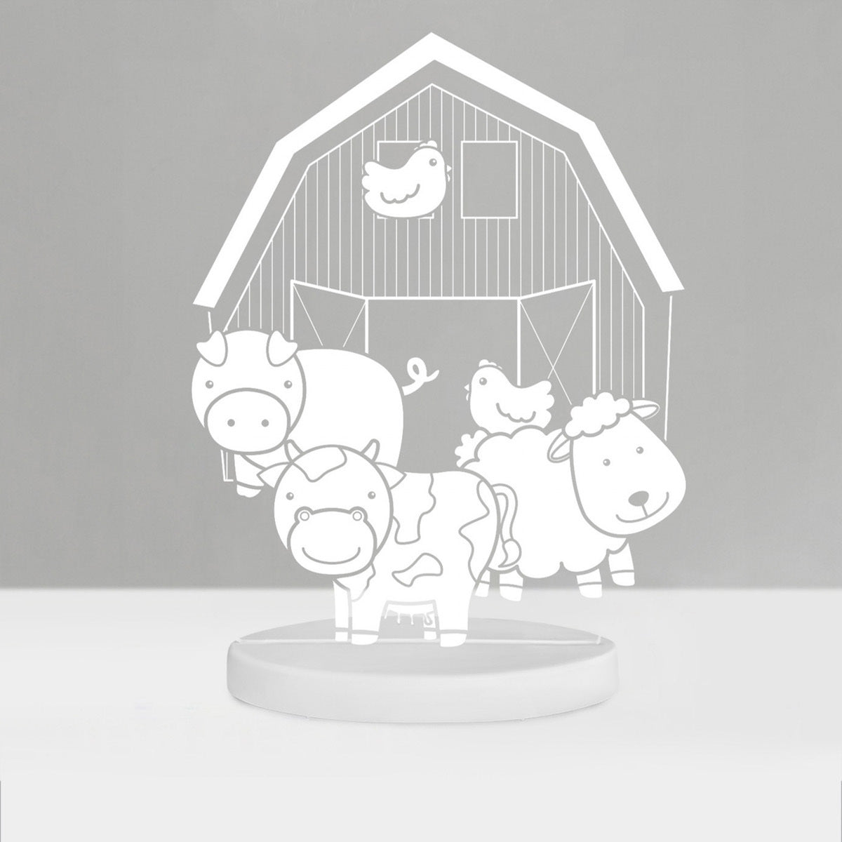 Duski Dream Light LED Night Light - Farm Yard - PLUG IN