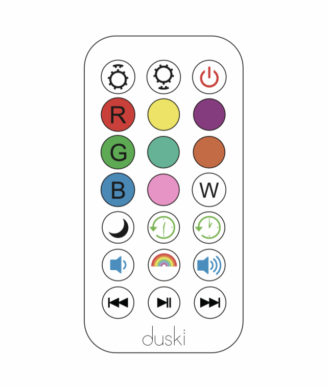Duski Rechargeable Bluetooth Night Light - Bunny